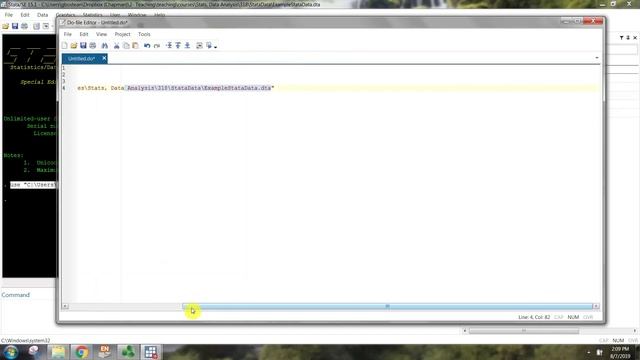 Getting Started with Stata: Opening a Stata .dta file смотреть онлайн