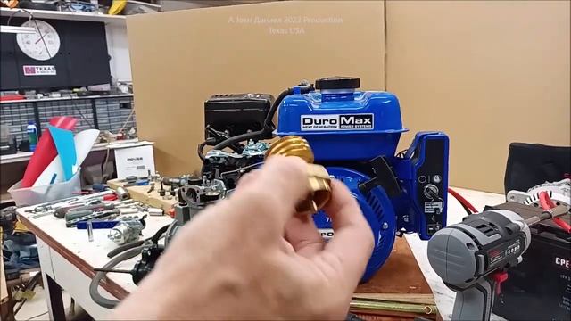 Easy & cheap, Convert & Run a DUROMAX XP7HPE gas engine on LPG Propane, dual fuel use смотреть онлайн