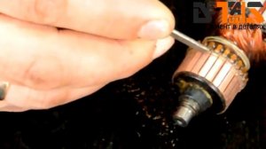 Чистка коллектора ротора (якоря) в бытовых условиях