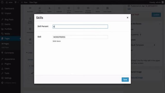 WOW WP: Skills Shortcode смотреть онлайн