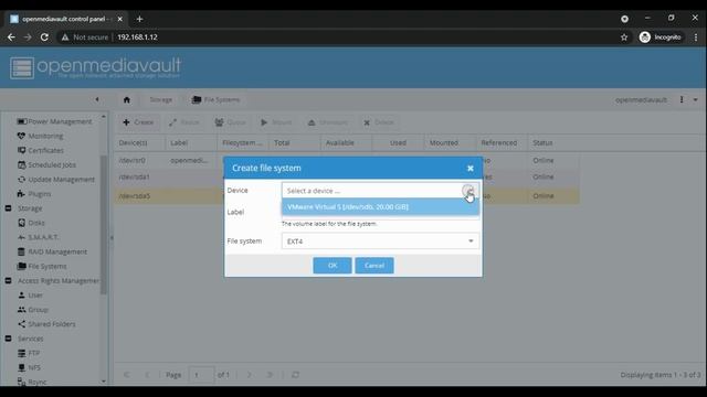 3. How to Mount drive in openmediavault смотреть онлайн