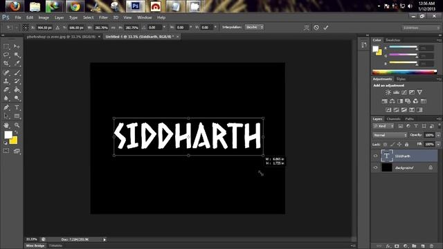 Give a bevel and emboss effect to the text using Photoshop cs6: Photoshop Cs Zone смотреть онлайн