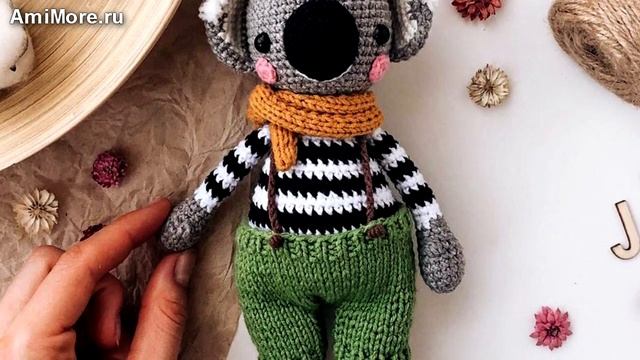 Амигуруми: схема Мистер Коала. Игрушки вязаные крючком - Free crochet patterns. смотреть онлайн