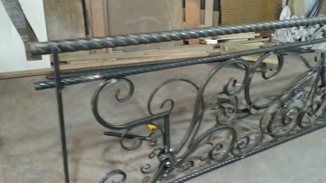 ПЕРИЛА СВОИМИ РУКАМИ ИЗ ХОЛОДНОЙ КОВКИ, перила из профиля смотреть онлайн
