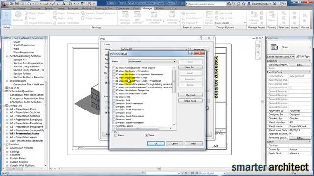 Autodesk Revit Tutorial: Revit To PDF