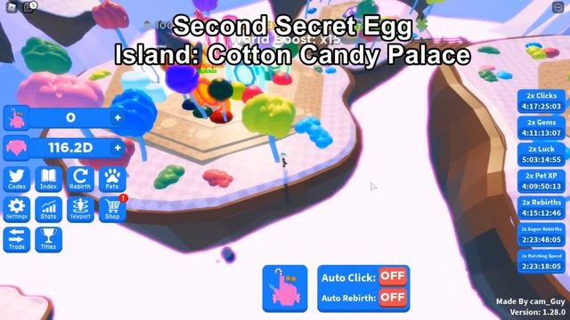 ALL *SECRET EGG LOCATIONS* | ROBLOX CANDY CLICKING SIMULATOR смотреть онлайн
