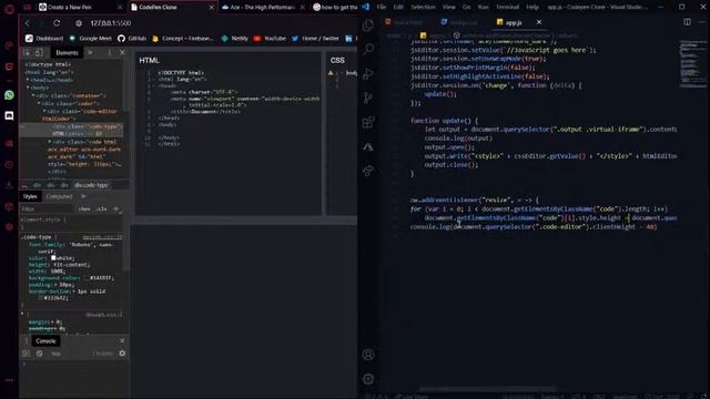 Making a Code Pen Clone!!! смотреть онлайн