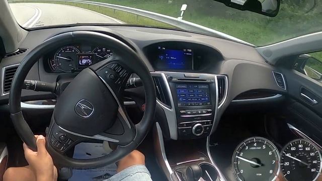 2015 Acura TLX 2.4 L i-VTEC 206 HP TOP SPEED AUTOBAHN DRIVE POV смотреть онлайн