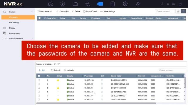 How to One Touch Add IPC on NVR GUI 4.0 смотреть онлайн