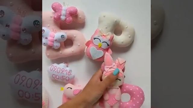 Красивые буквы из фетра. смотреть онлайн