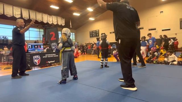 Millie vs Selah Karate, 8-9 Beginners, Point Fighting смотреть онлайн