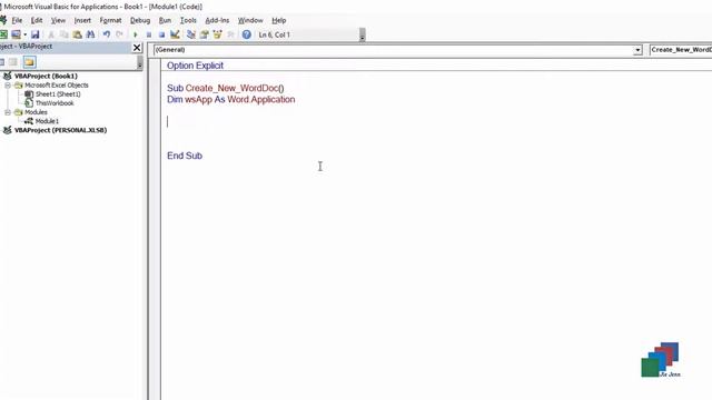 Create Word Document using Excel VBA | Excel VBA Tutorial смотреть онлайн