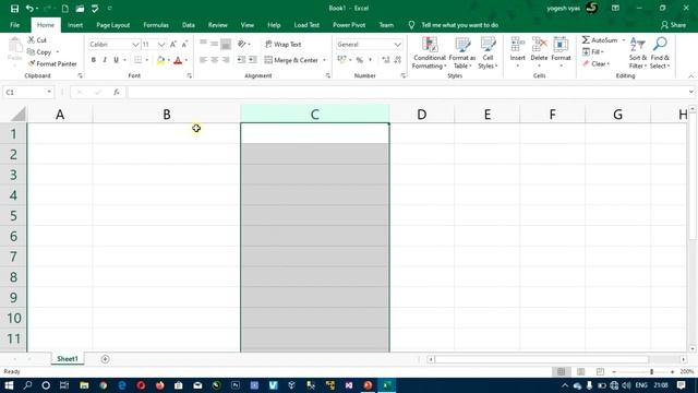 Lecture - 120 : How to resize rows and columns in excel смотреть онлайн