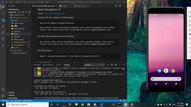 Introducción a React Native | React Navigation v5 | Prt 1 смотреть онлайн
