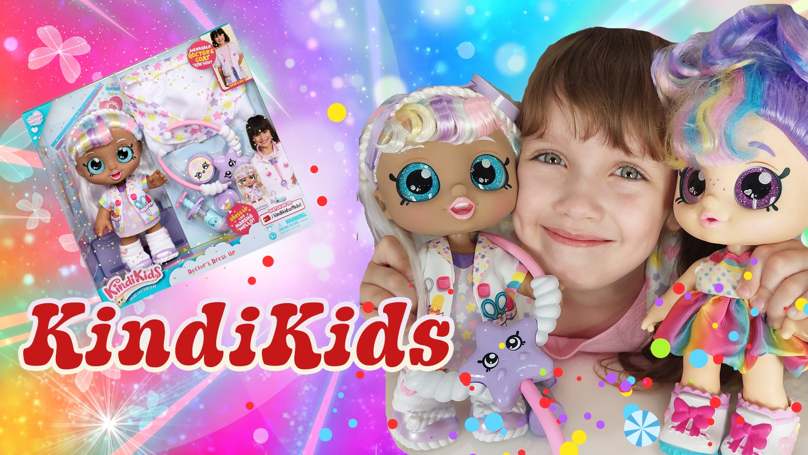 Распаковка новой куклы Kindi Kids Marsha Mellow Doctors Dress Up