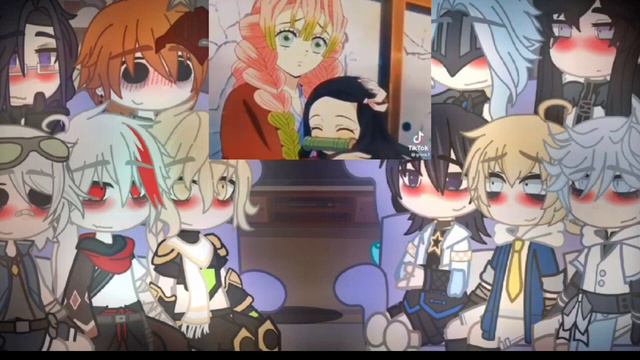 Genshin impact males react to yn as mitsuri Gacha React смотреть онлайн