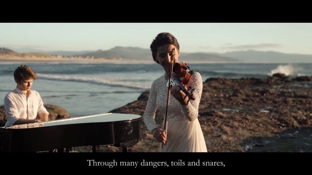 Amazing Grace | О благодать! Спасён тобой - violin/piano duet смотреть онлайн