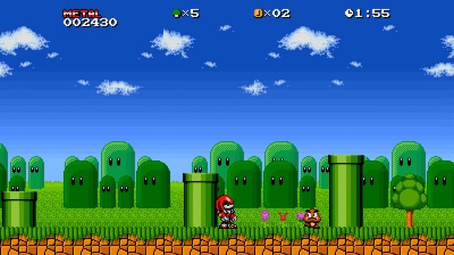 Hyper Sonic and Others in Super Mario Bros смотреть онлайн
