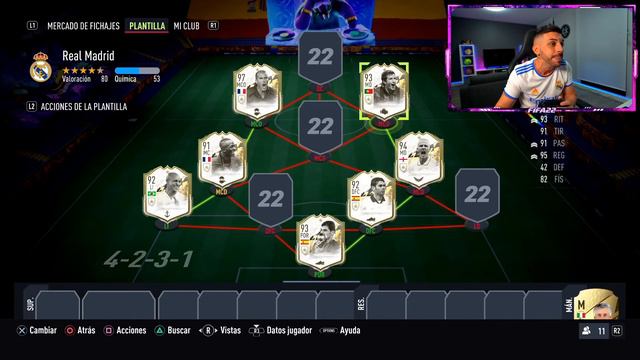 PLANTILLA REAL MADRID DE LOS GALÁCTICOS EN FIFA 22 (NO PONGÁIS 0-4) DjMaRiiO смотреть онлайн