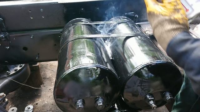 Ресивера в ОГНЯХ, перебрал трубки на них и поставил масляный радиатор на свой Камаз! Restoration! смотреть онлайн