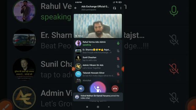 ADS CMD MR RAHUL BHARDWAJ SIR LIVE AT TELEGRAM OFFICIAL GROUP ALL UPDATE KE SATH смотреть онлайн
