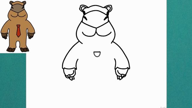 How to draw Capybara from Stumble Guys смотреть онлайн