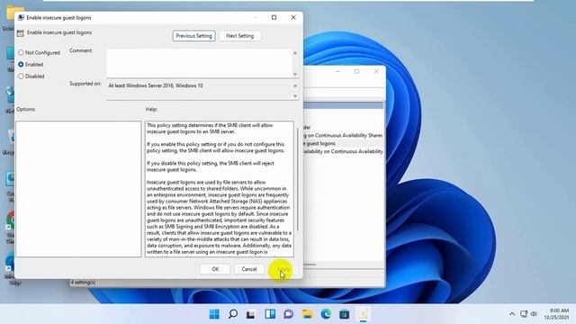 You Cant Access This Shared Folder Because Your Organization’s Security Policies On Windows 11 смотреть онлайн