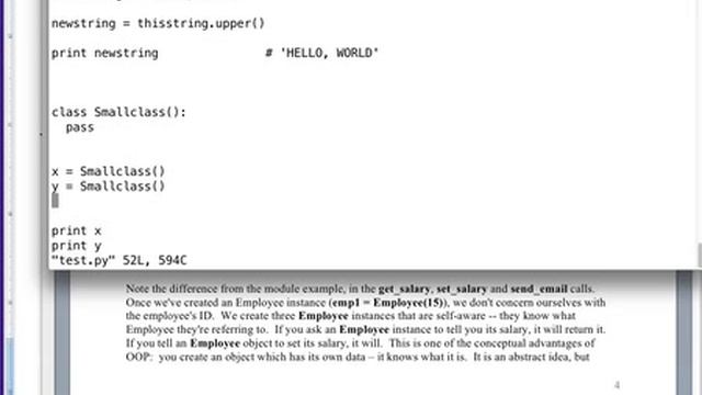 Python 25: Classes, Part 1a смотреть онлайн