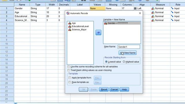 How to Change Variables from String to Numeric In SPSS смотреть онлайн