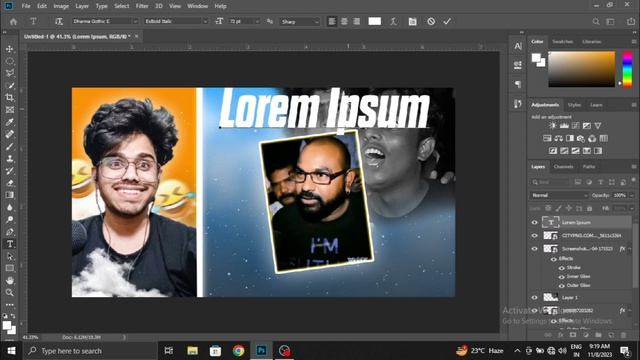 How To Make Thumbnail Like ANXO YT | Photoshop Tutorial | GRAPHICSMITH смотреть онлайн