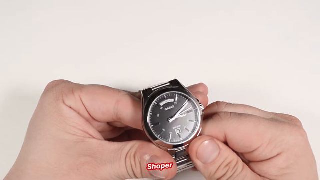 Обзор и настройка наручных часов CASIO MTP-1370D-1A1 от Shoper. [MTP-1370D-1A1ER] смотреть онлайн