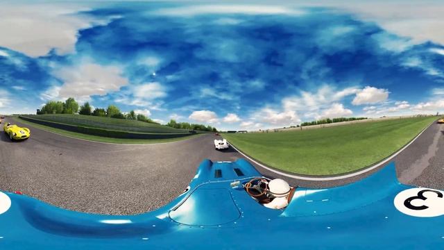 Car racing 360° Jaguar D Type at Goodwood Circuit VR Experience смотреть онлайн