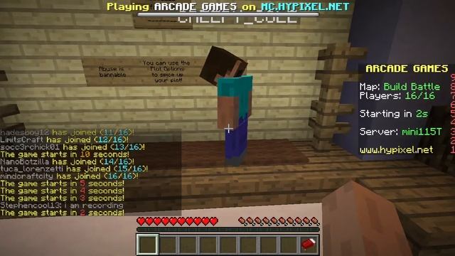 Minecraft - Hypixel Build Battle - But can't fix my errors! смотреть онлайн