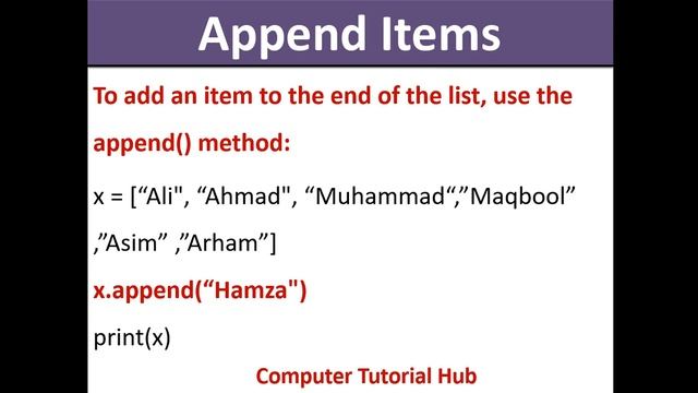 Lists Insert Method in Python Urdu and Hindi смотреть онлайн