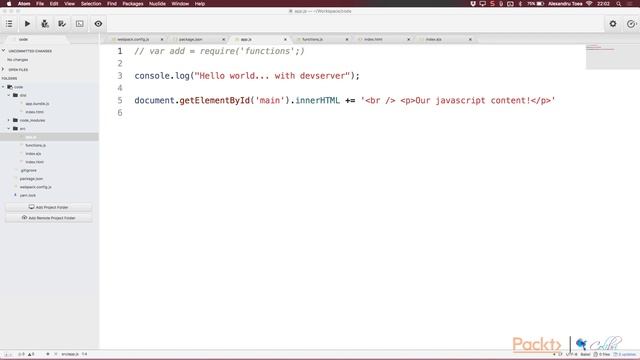 Deploying Web Applications with Webpack : Introduction to Loaders | packtpub.com смотреть онлайн