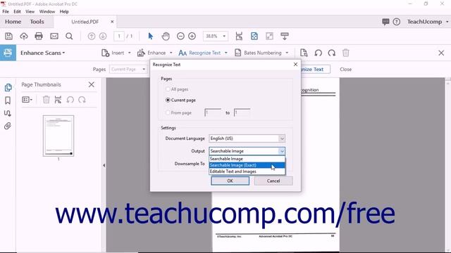 Acrobat Pro DC Tutorial Recognizing Text in PDFs - Adobe Acrobat Pro DC Training Tutorial Course смотреть онлайн