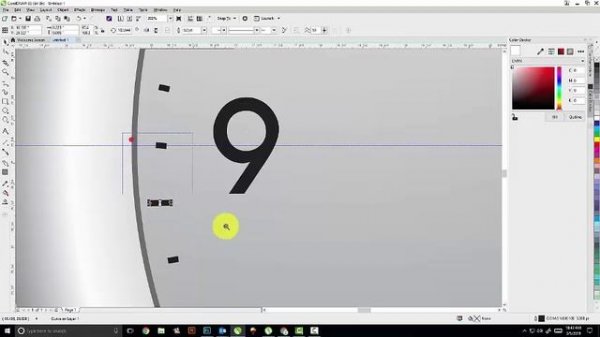 Make Realistic Clock in Corel Draw X8