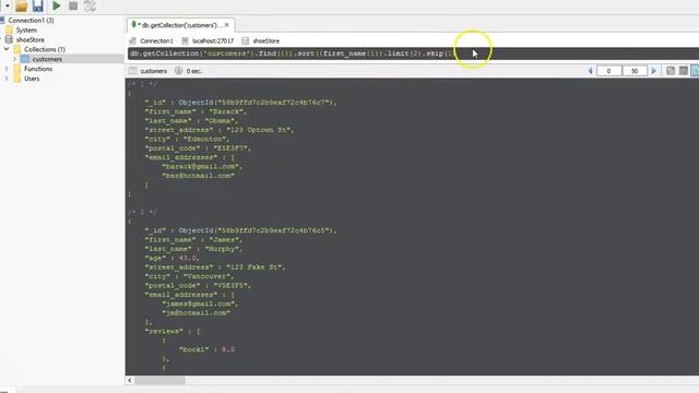 MongoDB A to Z - Video 12 Querying Collections & Tables Part 3 смотреть онлайн