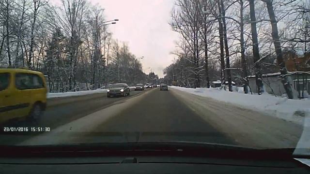 Монино - Щёлково - Королёв - Пушкино на машине 23.01.16. Russia is out of the car смотреть онлайн