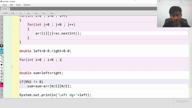 Sum of Diagonal elements of 2D Array in Java for ICSE and ISC | The efficient way смотреть онлайн