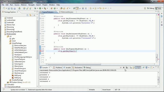 Java Tutorial 90 - KeyListener und MouseListener смотреть онлайн