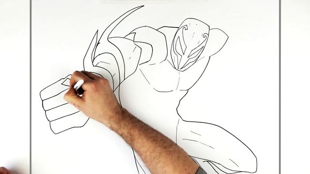 How To Draw Spiderman 2099 | Step By Step | Across The Spiderverse смотреть онлайн