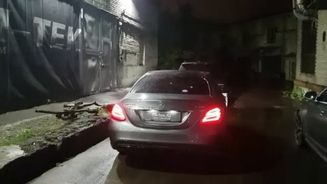 Тюнинг выхлопной системы Mercedes C43 AMG W205