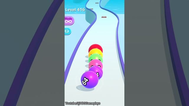 Ball Run 2048! Ball Run Game Levels (411-420) Android iOS Gameplay смотреть онлайн