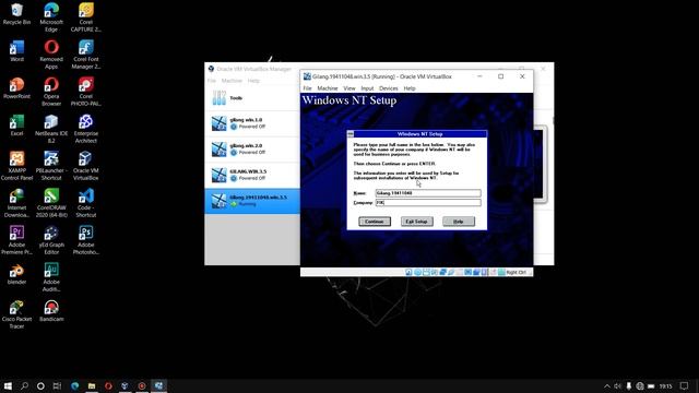 UTS Install Windows NT 3.5 (Gilang Prasetio 19411048) смотреть онлайн