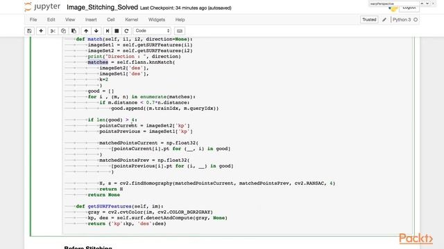 Building Advanced OpenCV3 Projects with Python: Image Stitching| packtpub.com смотреть онлайн