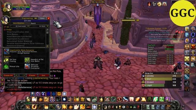 How To Farming a lot Eternal Fire and Eternal Air in WOTLK with Engineering 300 - GGC смотреть онлайн
