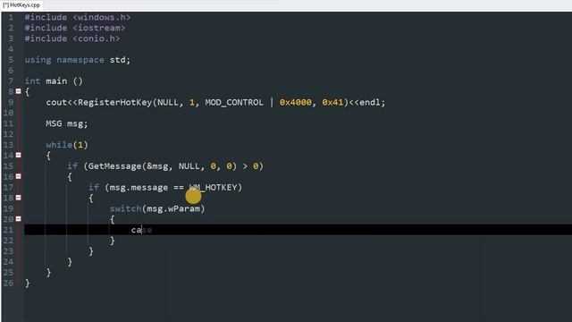 How to Register/Create Custom Global Hotkeys (Keyboard Shortcuts) in C/C++ | System-Wide Hotkeys смотреть онлайн