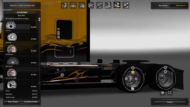 ETS 2 V1 25 SuperSport Wheel Pack Mod смотреть онлайн