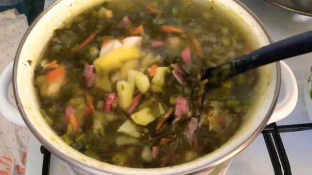 Всем приятного аппетита кто кушает и отличного настроения варим щи из щавеля 12.11.+4